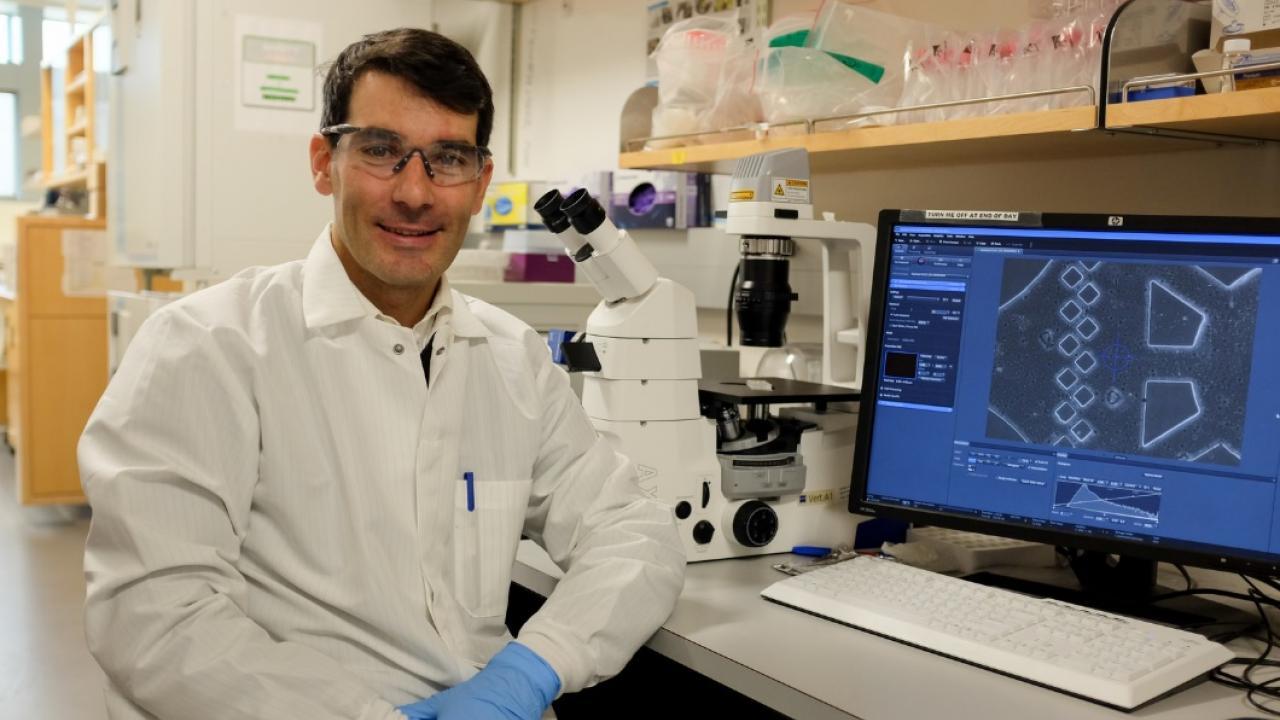 Associate Professor Eduardo Silva aims to produce, characterize and validate naturally-occurring polymers that can be used as biomaterial systems for therapeutic applications. These polymeric materials can both mimic or enhance the signaling between and within cell populations and regulate tissue regeneration. The systems described in his research could represent an attractive new generation of therapeutic delivery vehicles for the treatment of various diseases, particularly vascular diseases.