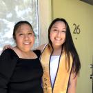 First Gen college grad Jessica Bueno and her mom